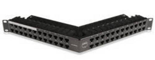 High-Density Patch Panels are offered in angled versions.