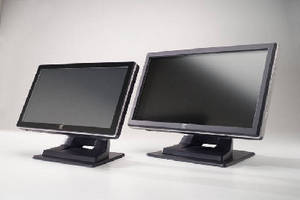 LCD Touch Monitors feature wide-screen format.