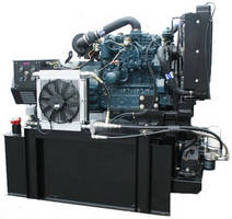 Generator/Compressor Set minimizes floor space usage.