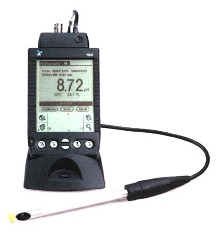 Palm pH Meter uses glass or non-glass probes.