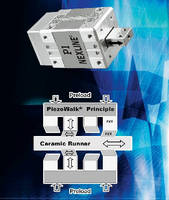 Linear Piezo Motors provide push-pull forces to 130 lb.