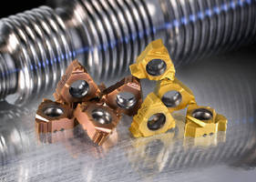 Insert Grades offer threading of stainless and super alloys.