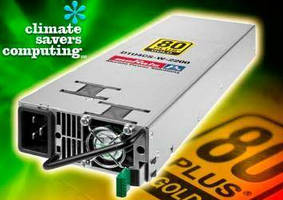 AC/DC Power Supply achieves Climate Savers rating.