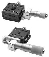 Single-Axis Stages have crossed-roller guide system.