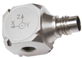 Triaxial Accelerometer features low-mass design.