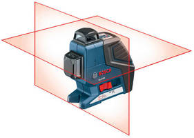 Dual-Plane Line Laser projects over 360 degree range.