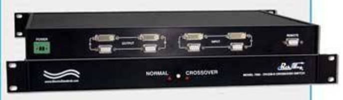 Network Switch allows crossover/switching of DVI-D connections.