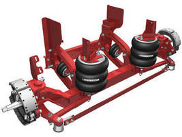 Lift Axles feature flexible tie rod and dampening system.