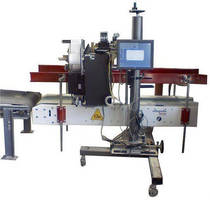 Label Applicators are controlled via touchscreen computer.