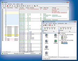 Data Communications Software displays layer-2 messages in CANopen.