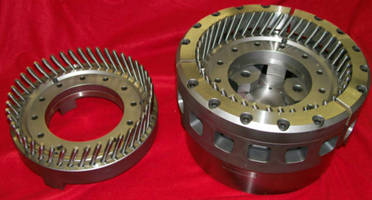 Workholding Chuck precisely grips helical gears.