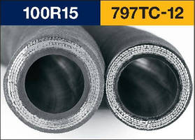 Spiral Hydraulic Hose features abrasion-resistant cover.