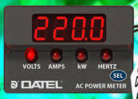 Four-Function AC Power Meters include frequency reading models.