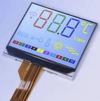 Color Alphanumeric Display uses chips-on-glass technology.