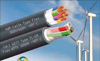 Wind Turbine Tray Cables perform in harsh environments.