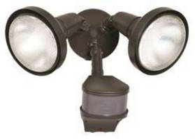 Security Floodlights use Doppler radar and PIR technology.
