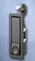 Self-Adjusting Door Compression Latch features spring-loaded pin.