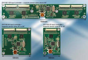 Touch Sensor Controllers feature 32-bit ARM® microprocessor.