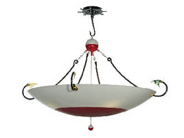 Inverted Lighting Pendant features nautical theme.