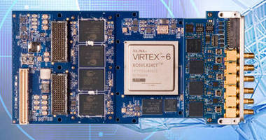 Quad-Channel DAQ/DSP Board leverages Virtex-6 FPGA technology.