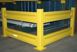 Industrial Safety Rail protects personnel around facility.