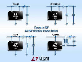 DC/DC Converter generates positive or negative voltage.