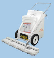 Floor Chemical Application Machine operates at high speed.