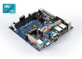 Mini-ITX Board features 64-bit VIA Nano E-Series processor.