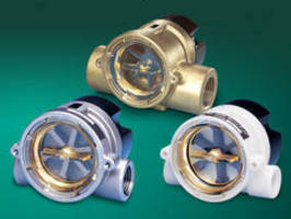 Fluid Flow Sensors provide visual indication.