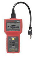 Rugged Electrical Wiring Tester measures voltage drop under load.