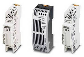 Compact Power Supplies suit small load applications.