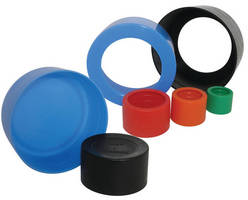 Protective Pipe Caps for shipping and storage.