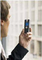 DECT-based Handheld Phone offers interference-free operation.