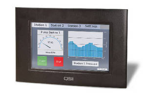 Panel-Mount HMI features 7 in. display with Ethernet.