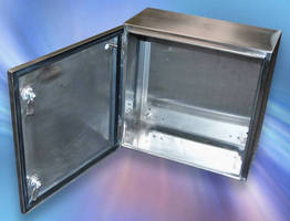 Stainless-Steel NEMA Enclosure protects outdoor electronics.