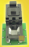 Stamped Spring Pin Socket enables UART testing to 5 Mbps @ 1.8 V.