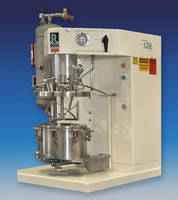 Pressurized Dual Shaft Mixer operates with internal pressure to 15 psig.