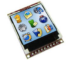 Intelligent LCD Display Modules provide 128 x 128 resolution.