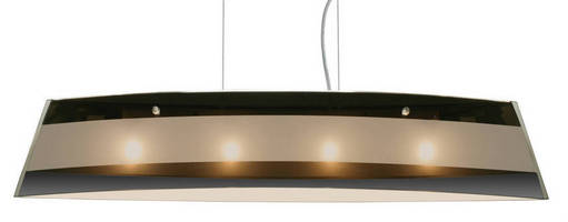 Linear Pendant Luminaire offers choice of glass decores.