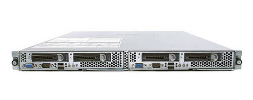 High Performance Rack Server fits 1U rack space.