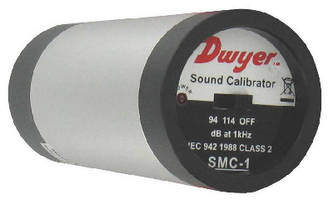 Sound Calibrator sets standard noise levels at 94 and 114 dB.