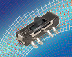 Slide Switch suits space-constrained applications.