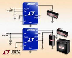 Battery Charger Modules deliver 2 A from up to 32 VIN.