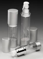 Airless Pump Bottles are offered in 3 sizes.