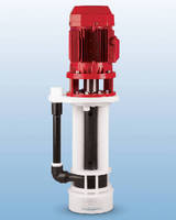 Thermoplastic Sump Pump fits in restricted areas.