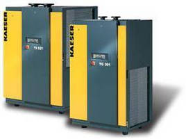 Refrigeration Dryers provide 90 m³/min flow capacity.