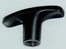 T-Bar Knob provides low profile clamping.