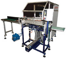 Automated Casing-In Machine provides hard cover bookbinding.