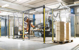 Machine Guarding Mesh Systems protect manufacturing workers.