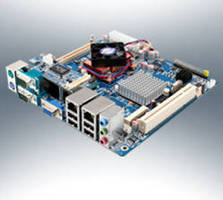 Mini-ITX Motherboard supports digital signage and kiosk uses.